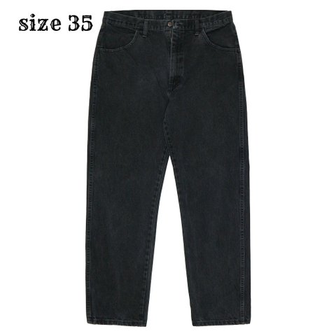 00s Rustler Black Denim Worker Jeans Size 35