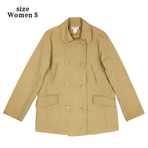 J.Crew Brand Canvas Peacoat Women Size S
