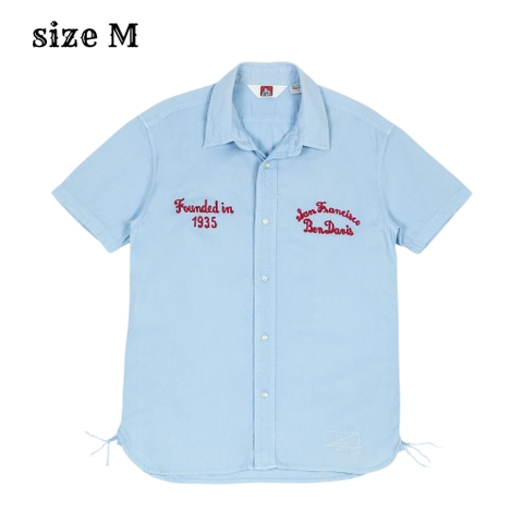 Ben Davis Chainstitch Embroidery Work Shirt Size M