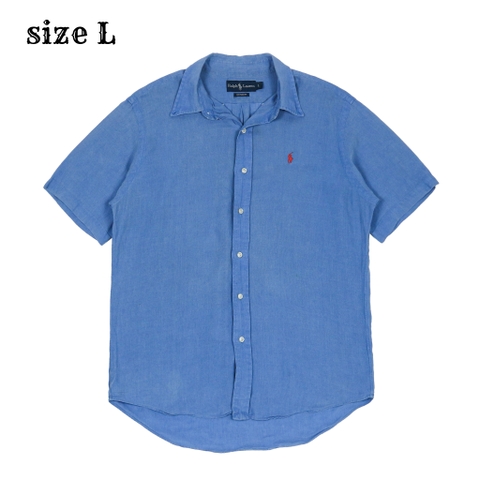 Polo Ralph Lauren Short-sleeve Linen Shirt Size L