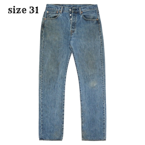 Levi's 501 Dirty Fade Denim Jeans Size 31