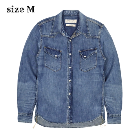 Remi Relief Japan Denim Western Shirt Size S