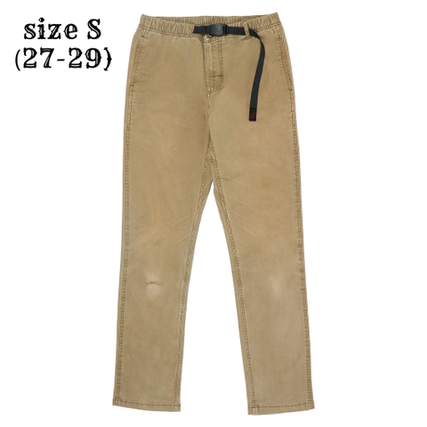 Gramicci Outdoor Khaki Slim Pants Size S