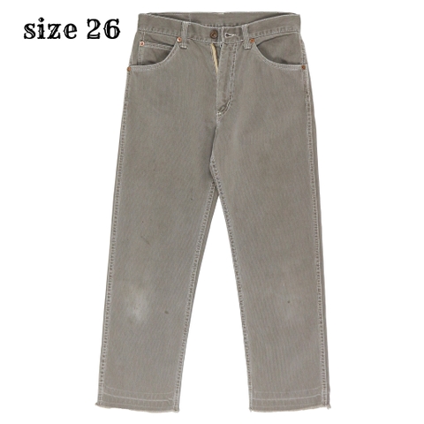 Vintage 60s Levi's Kid Big E Bedford Jeans Waist Size 26