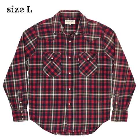 2000s Levi's Flannel Western Shirt Size L