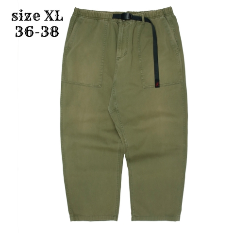 Gramicci Olive Outdoor Relaxed Fit Pants Size XL