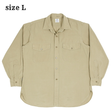 60s Vintage Elbeco Work Uniform Shirt Size L