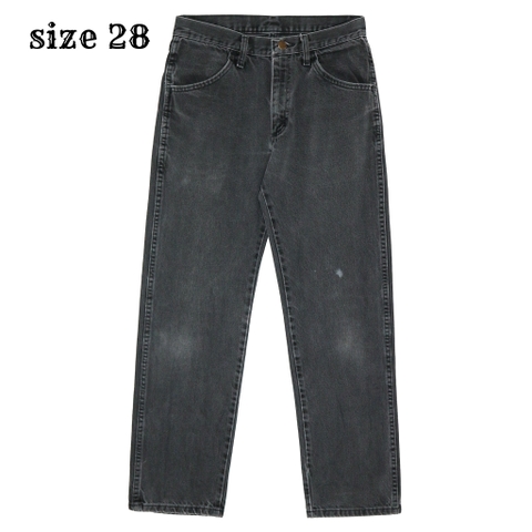 00s Rustler Faded Black Denim Worker Jeans Size 28
