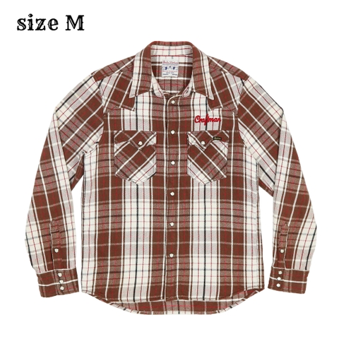 Studio D'Artisan Japan Flannel Western Shirt Size M