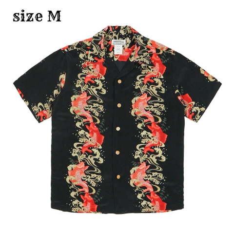 Makana Lei Silk Hawaiian Shirt Size M