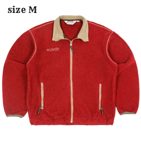 Vtg Columbia Made in USA Fleece Size M
