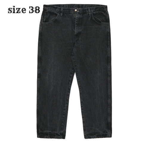 00s Rustler Black Denim Worker Jeans Size 38