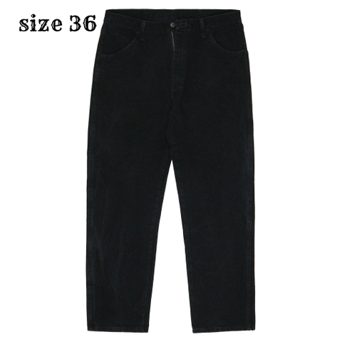 00s Rustler Black Denim Worker Jeans Size 36