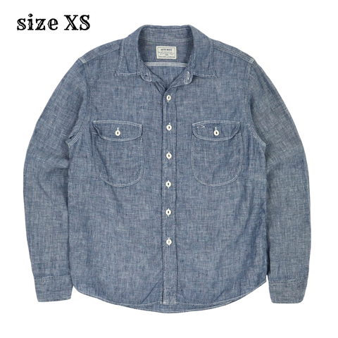 Kato Teamkit Japan Hemp Work Shirt Size XS