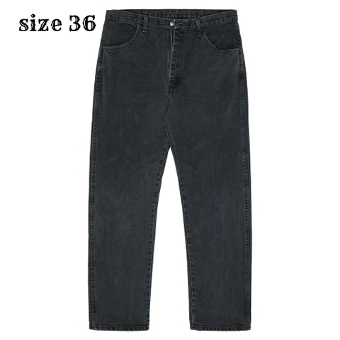 00s Rustler Black Denim Worker Jeans Size 36