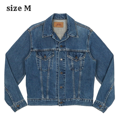 Vtg 90s Levi's USA Trucker Denim Jacket Size M