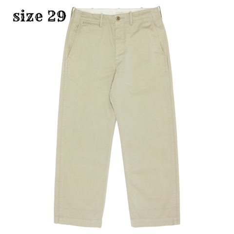 Masterpiece & Co Japan Made Type Officer Khaki Trousers Size 29