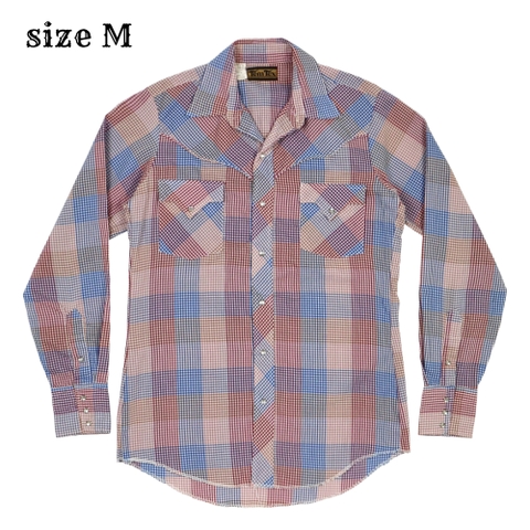 Vintage 70s TemTex USA Western Shirt Size M