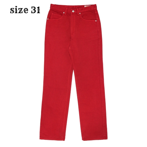 90s Big John Japan Red Denim Jeans Size 31