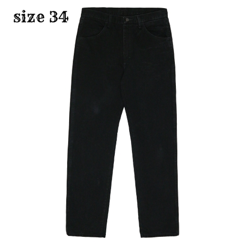 00s Rustler Black Denim Worker Jeans Size 34