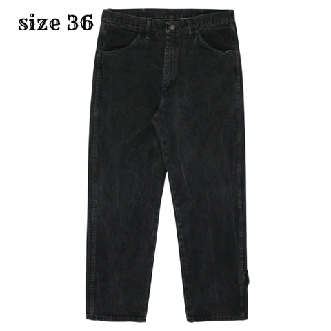 90s Rustler Black Denim Worker Jeans Size 36