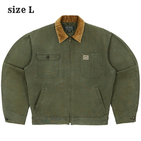 80s Polo Country by Ralph Lauren Olive Canvas Jacket Size L