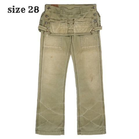 First Step Japan Made Utility Bootcut Pants Size 28