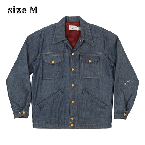 Vintage 70s Swingster USA Quilt-lined Denim Jacket Size M