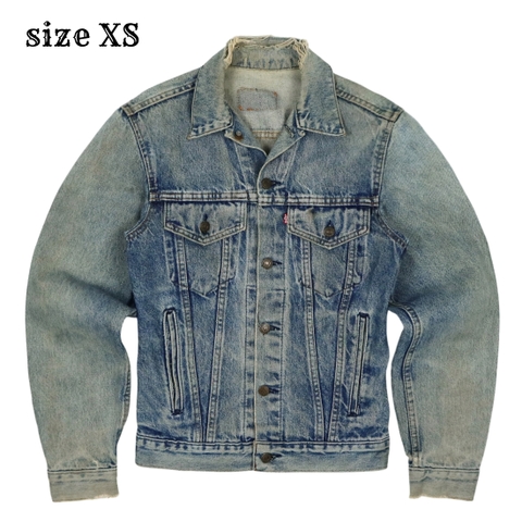 80s Levi's USA Denim Trucker Jacket Size XS
