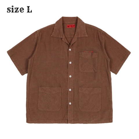Old Evisu Yamane Label Linen S/S Shirt Size L