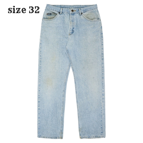 00s Lee Faded Blue Denim Jeans Size 32
