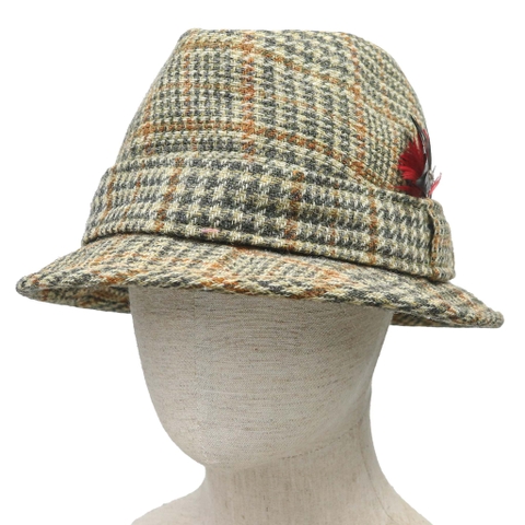 Vintage 60s L.L.Bean Wool Tweed Men Hat