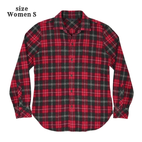 45rpm umii908 Japan Flannel Shirt Women Size S