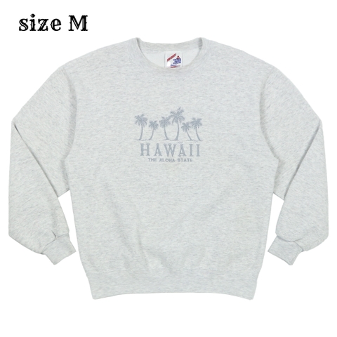 Vtg Jerzees USA Made Aloha State Sweater Size M