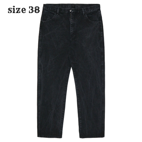 00s Rustler Black Denim Worker Jeans Size 38
