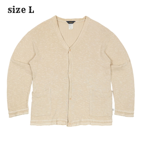 00s Woolrich Cotton Knit Cardigan Size L