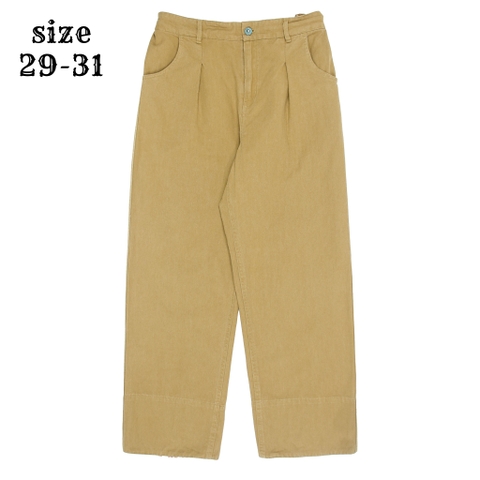 Tunagi Brown Herringbone Utility Pants Size 29-31
