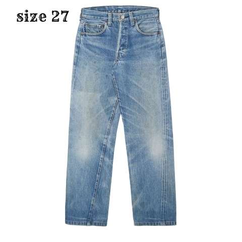 Vtg 70s Levi's 501 USA Selvedge Denim Jeans Size 27