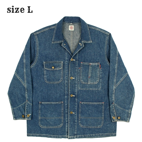90s Bobson Made in Japan Chore Denim Jacket Size L