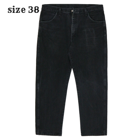 00s Rustler Black Denim Worker Jeans Size 38