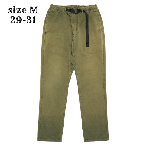 Gramicci Olive Outdoor Slim Pants Size M
