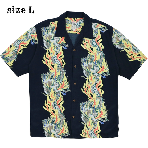 Jungle Storm Japan Hawaiian Shirt Size L