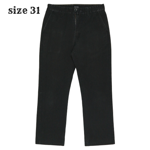 Brixton Relaxed Fit Black Pants Size 31