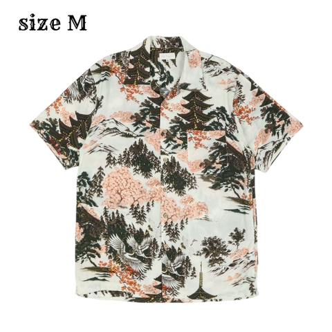 Nicxsixx Oriental Pattern Hawaiian Shirt Size M