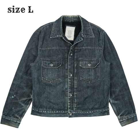 00s GAP Sherpa-lined Denim Jacket Size L