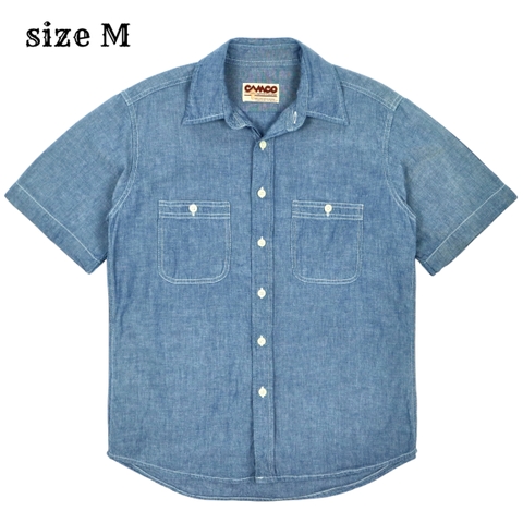 Camco Mfg Chambray Work Shirt Size M