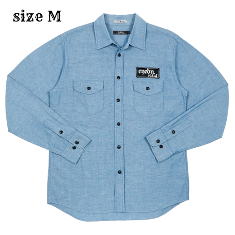 Eyeoy by Route Burn Chambray Work Shirt Size M
