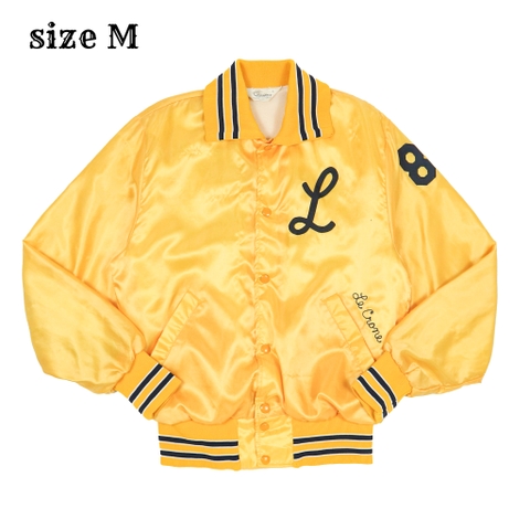 Vintage 80s Gem Sportswear Satin Sport Jacket Size M