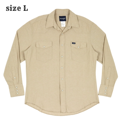 90s Wrangler Long-sleeve Western Shirt Size L