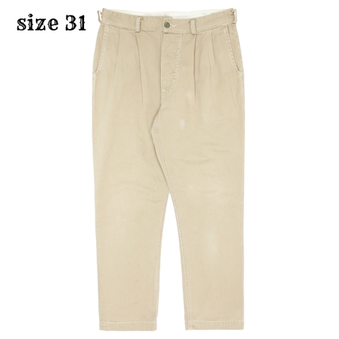 orSlow Japan Khaki Tapered Trousers Size 31